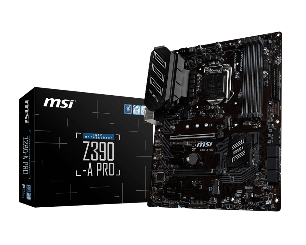 Msi z390 a pro установка m2